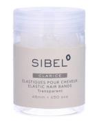 Sibel Clarice Elastic Hair Bands Transparent Art. P005199   50 stk.