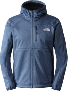 Men's Quest Hooded Softshell Jacket Shady Blue Dark Heather