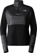 The North Face Women's 1/4 Zip Run Fleece TNF Black/Asphalt Grey Light...