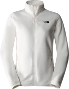 The North Face Women's 100 Glacier Full-Zip Fleece Gardenia White