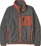 Women's Synchilla Jacket Nickel w/Burl Red