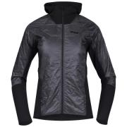 Women's Cecilie Light Insulated Hybrid Jacket Solid Dark Grey/Black