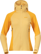 Bergans Women's Tind Merino Hood Jacket  Buttercup Yellow/Marigold Yel...
