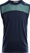 Men's LightWool Sports Singlet Navy Blazer / North Atlantic