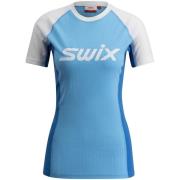 Swix Women's Racex Classic Short Sleeve Aquarius/Bright White