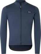 Men's Gravelin Merinotech Thermal Long Sleeve Jersey Navy Blue