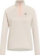 Odlo Women's Midlayer 1/2 Zip Run Easy Warm Silver Cloud Melange