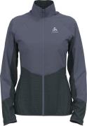 Odlo Women's Run Easy Warm Hybrid Jacket India Ink/Folkstone Gray