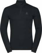 Men's Active Warm ECO Half-Zip Turtleneck Base Layer Top Black