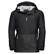 Jack Wolfskin Kids' Snowy Days Jacket Black/Light Grey