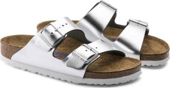 Women's Arizona Soft Footbed Lena Metallic Silver