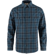 Fjällräven Men's Övik Travel Long Sleeved Shirt Indigo Blue-Dark Navy