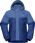 Bergans Kids' Lilletind Jacket Dark Riviera Blue/Riviera Blue