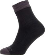 Sealskinz Waterproof Warm Weather Ankle Length Sock Black/Grey