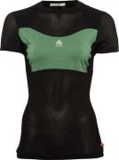 Aclima Women's WoolNet Light T-Shirt Jet Black/Dark Ivy