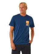 Rip Curl Men's Keep On Trucking Short Sleeve Tee Washed Navy