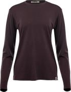 Aclima Women's LightWool 180 Crewneck Chocolate Plum