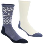 Kari Traa Women's Ragna Hiking Sock 2-pack Dusty Midtone Blue