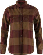 Fjällräven Women's Canada Shirt Longsleeve Autumn Leaf/Bordeaux Red