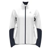 Odlo Women's Jacket Langnes White - Dark Sapphire