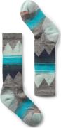 Smartwool Kids' Ski Light Cushion Over The Calf Socks Medium Gray