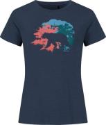 Urberg Women's Bamboo Print Tee Midnight Navy