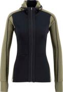 Ulvang Women's Peak Field Hooded Full Zip Midlayer Bungee Grey/Navy Bl...