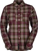 Scott Women's Shirt Flannel Longsleeve Fir Green/wild Red