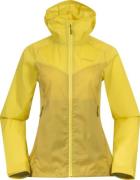 Bergans Women's Microlight Jacket Light Olive Green/Pineapple