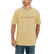 Carhartt Men's Core Logo T-Shirt S/S Beach Heather