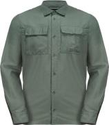Jack Wolfskin Men's Barrier Long Sleeve Shirt Hedge Green