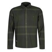 Halti Men's Hiker Trekking Shirt Thyme Green Print