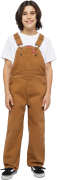 Dickies Kids' Duck Bib Rinsed Brown Duck