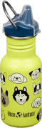 Klean Kanteen Kids' Classic Narrow 355ml (W/ Kid Sippy) Dogs