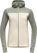 Devold Women's Explorer Merino Hooded Jacket Fog/Raw White