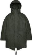 Rains Unisex Nome Long Parka W3T3 Green