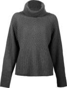 Skhoop Women's Signe Roll Neck Black Melange