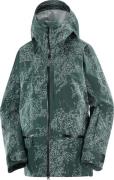 Salomon Women's Absolute 3L Print Jacket Ao/Green Gables