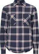Urberg Women's Two Pocket Flanell Shirt Blue Nights/huckleberry
