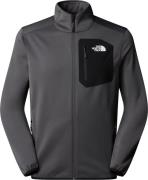 The North Face Men's Crest Full-Zip Fleece Anthracite Grey/TNF Black