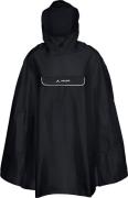 VAUDE Unisex Valdipino Rain Poncho Black