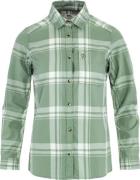 Fjällräven Women's Övik Lite Flannel Shirt Misty Green-eggshell