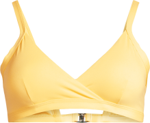 Casall Women's Overlap Bikini Top Sunflower