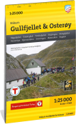 Calazo förlag Gullfjellet & Osterøy 1:25 000 Trail map