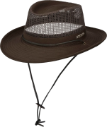 Stetson Takani Safari Hat Dark Brown