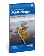 Calazo förlag Midt-Norge 1:350 000 Road map
