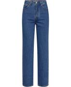 Levi's Ribcage Straight Ankle Jazz PO Kvinde Blå Straight Jeans Str W2...