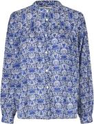 Lollys Laundry Nickyll Shirt LS Kvinde Blue Langærmede Skjorter Str L ...