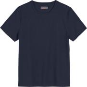 Morris Stockholm James Tee Mand Old Blue Kortærmede T-shirts Str L - h...