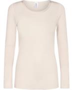 Calida Damen Top Langarm Kvinde Light Ivory Langærmede T-shirts Str M ...